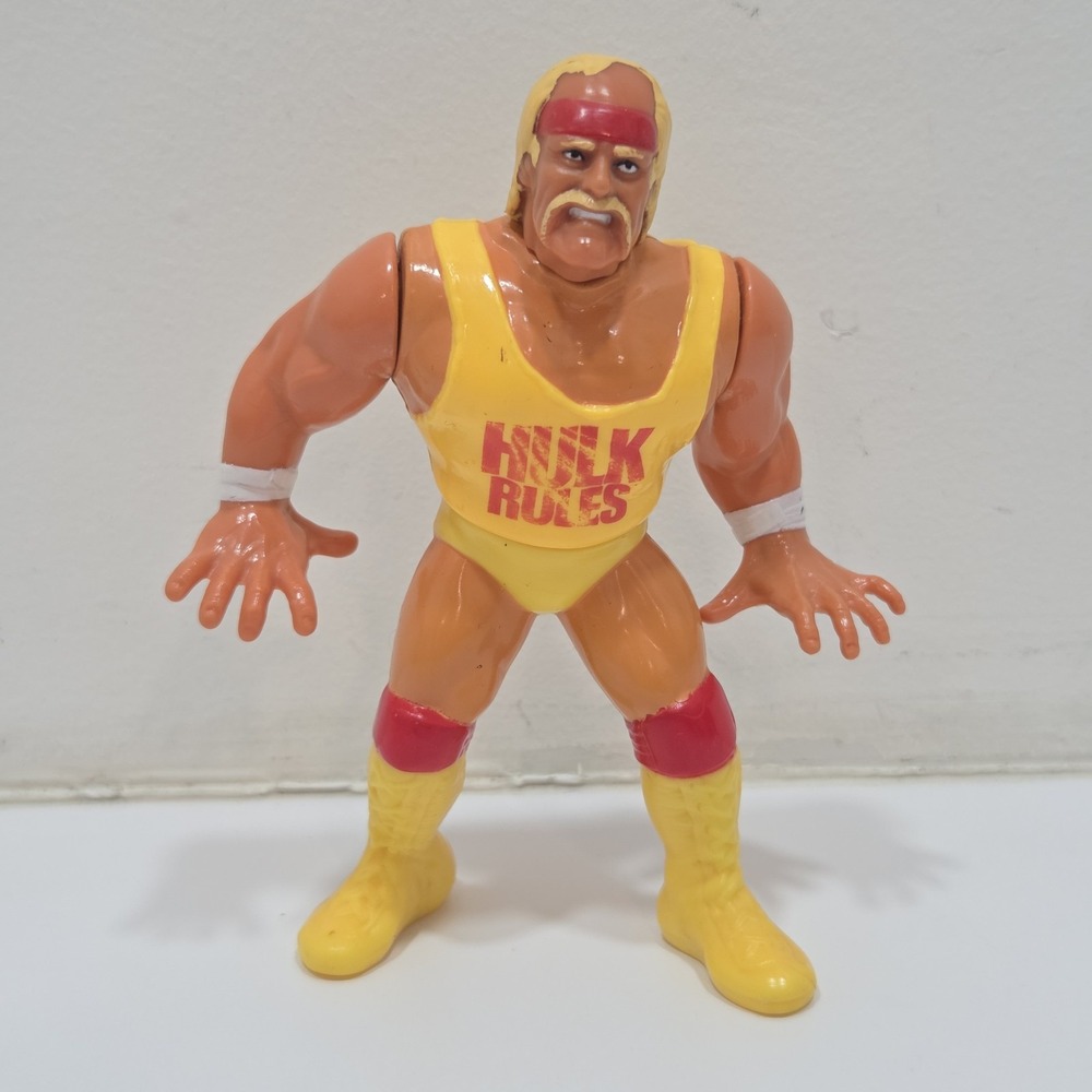 Titan Sports Hulk Hogan "Hulk Rules" 1990 WWE Wrestling Plastic Action Figure